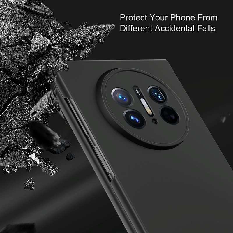 For Huawei Mate X3 Oil-sprayed Integrated Phone Case(Purple)
