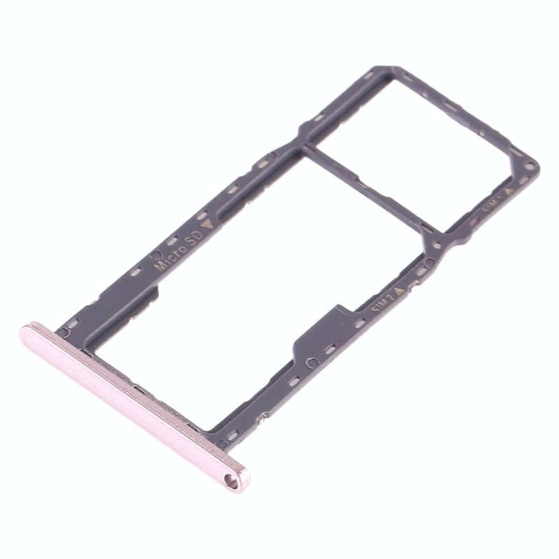SIM Card Tray + SIM Card Tray + Micro SD Card Tray for Asus ZenFone MAX M1 ZB555KL(Rose Gold)
