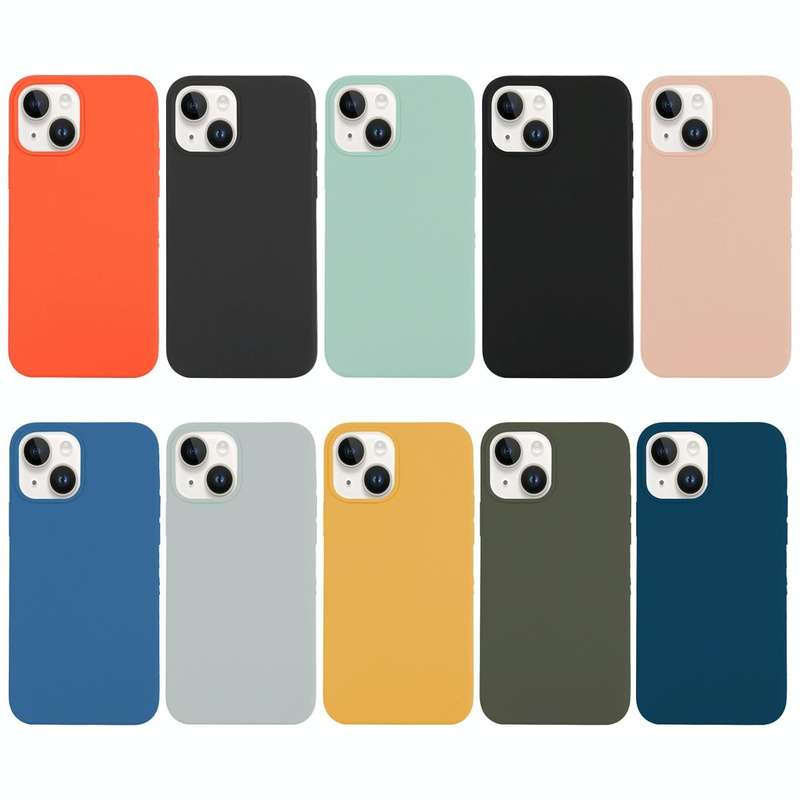 For iPhone 14 Plus Solid Silicone Phone Case(Xingyu Blue)
