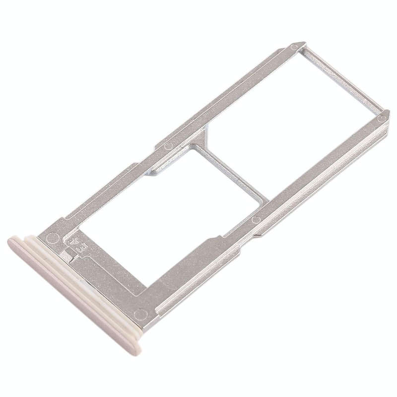For Vivo Y67 SIM Card Tray + SIM Card Tray / Micro SD Card Tray (Gold)