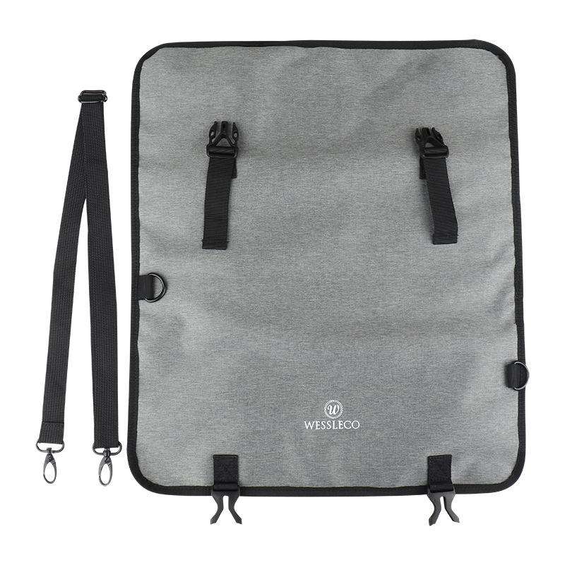 WESSLECO Chef Knife Tool Storage Bag Oxford Cloth Knife Bag(Gray)