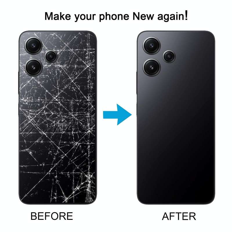 For Xiaomi Redmi Note 12R Original Battery Back Cover(Black)