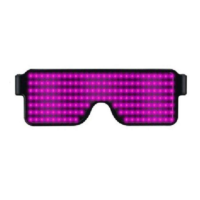 Night Club Bar Disco LED Light Emitting Glasses Festival Party USB Charging Shutter Dynamic Flash...