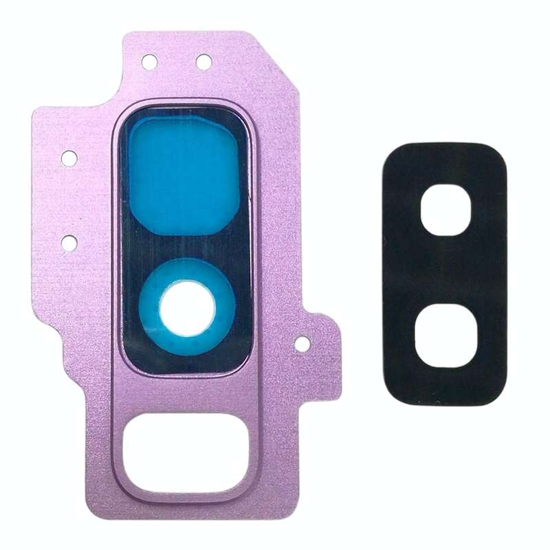 For Galaxy S9+ / G9650 10pcs Camera Lens Cover (Purple)