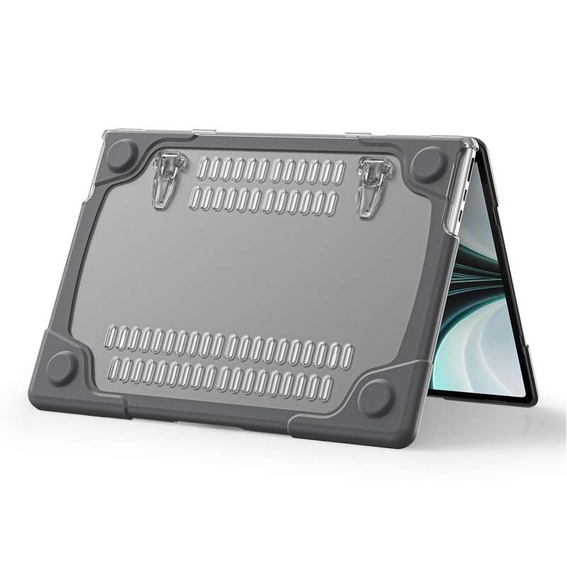 For MacBook Air 13.6 inch A2681 2022 TPU + PC Two-color Anti-fall Laptop Protective Case(Grey)