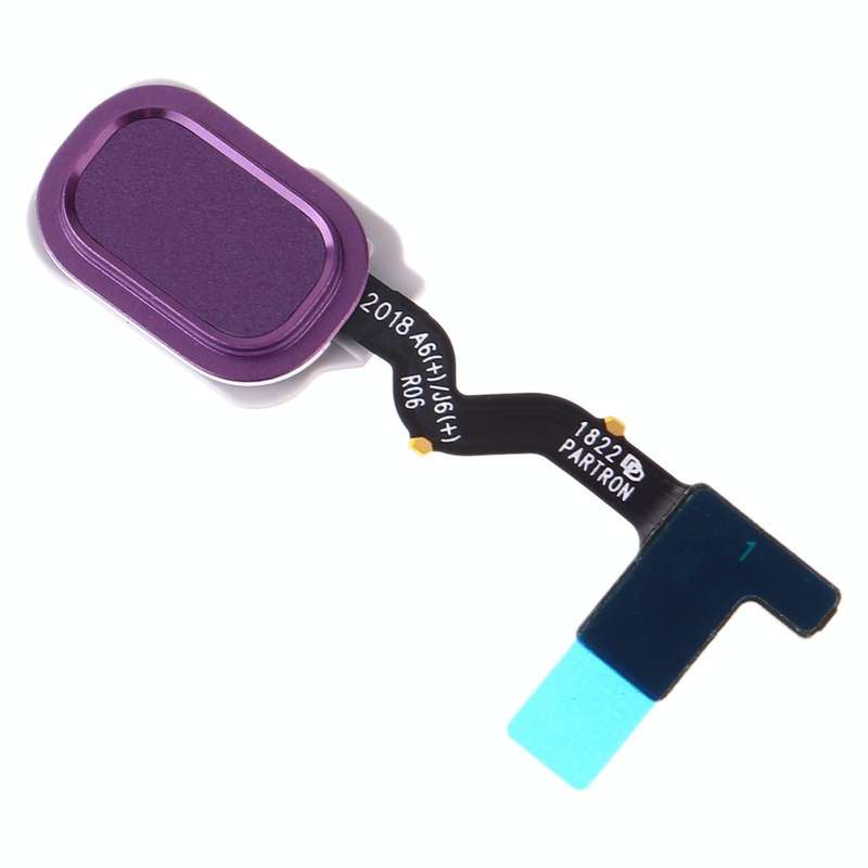 For Galaxy J6 (2018) SM-J600F/DS SM-J600G/DS Fingerprint Sensor Flex Cable(Purple)