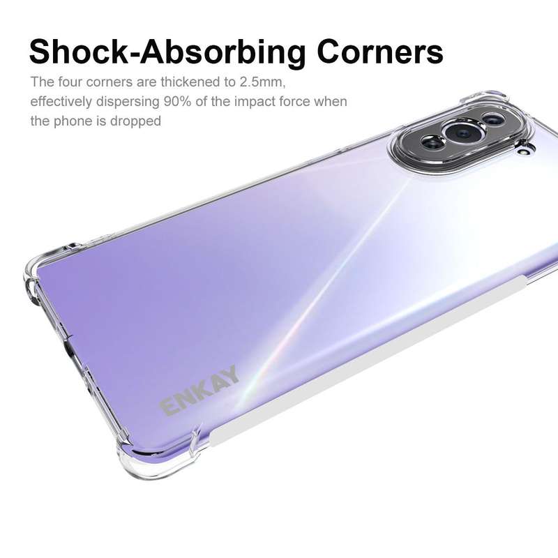 For Huawei Nova 10 4G ENKAY Transparent TPU Shockproof Phone Case