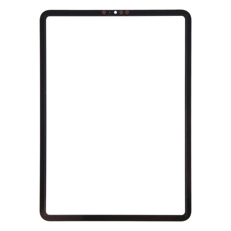 For iPad Pro 11 2021 2022 Front Screen Outer Glass Lens with OCA Optically Clear Adhesive(Black)