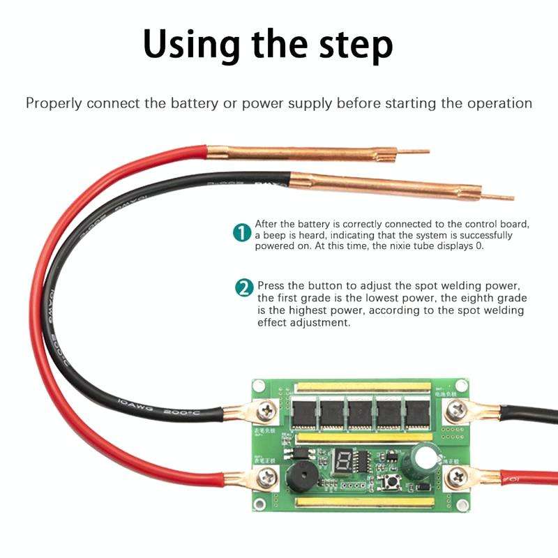 Spot Welding Machine DIY Portable Battery Storage Spot Welding Machine PCB Circuit Board Welding ...