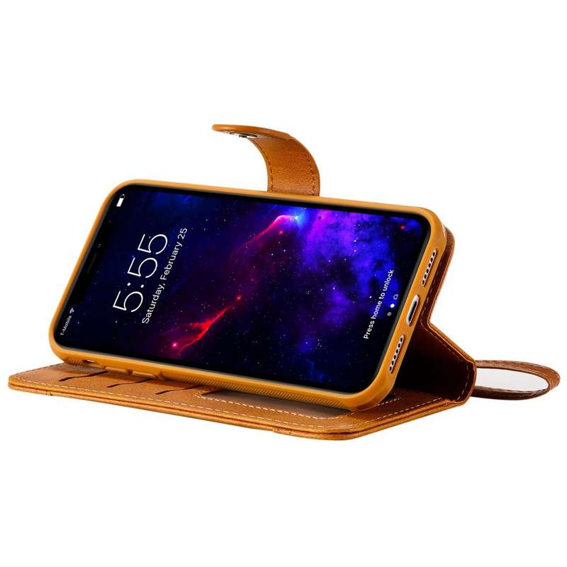 For iPhone 11 Multifunctional Detachable Magnetic Horizontal Flip Leather Case with Card Slots & ...