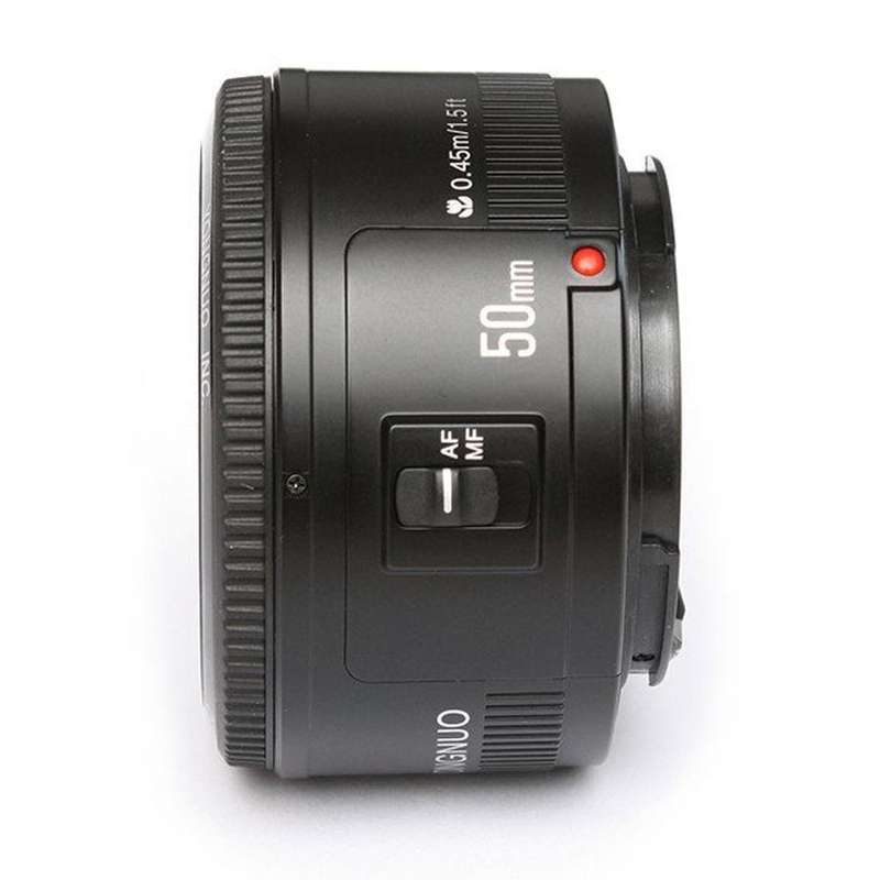 YONGNUO YN50MM F1.8N 1:2.8 Large Aperture AF Focus Lens for Nikon DSLR Cameras(Black)