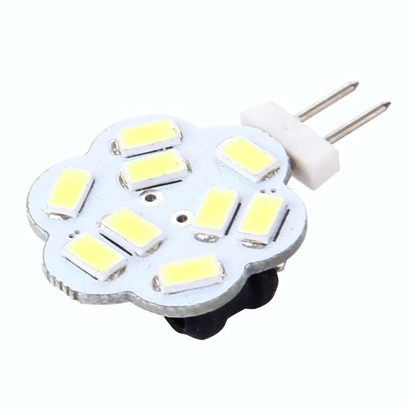 G4 9 LED SMD 5730 Flower Decorative Light for Indoor / Outdoor Decoration, DC/AC 12-24V, Side Pin...