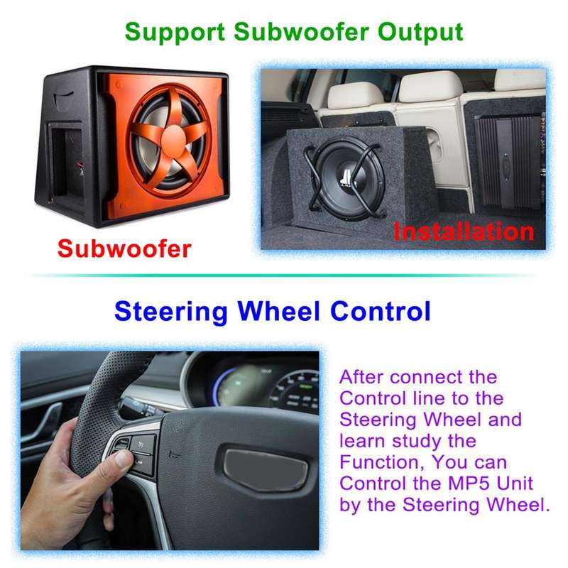 HD 10.1 inch Universal Car Android 8.1 Radio Receiver MP5 Player, Support FM & Bluetooth & TF Car...