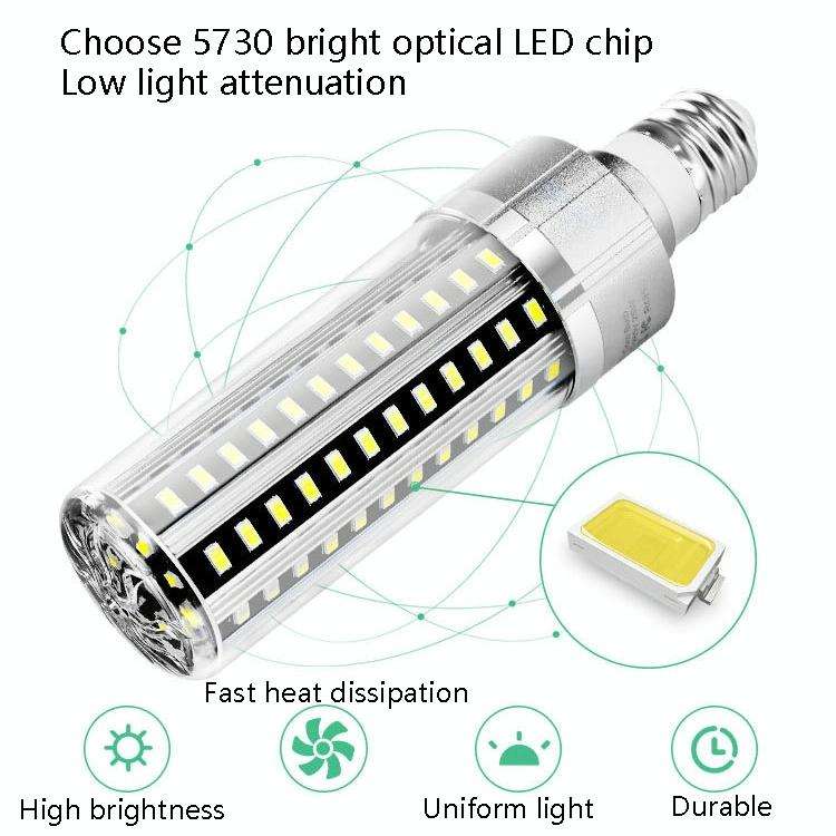 5730 LED Corn Lamp Factory Warehouse Workshop Indoor Lighting Energy Saving Corn Bulb, Power: 54W...