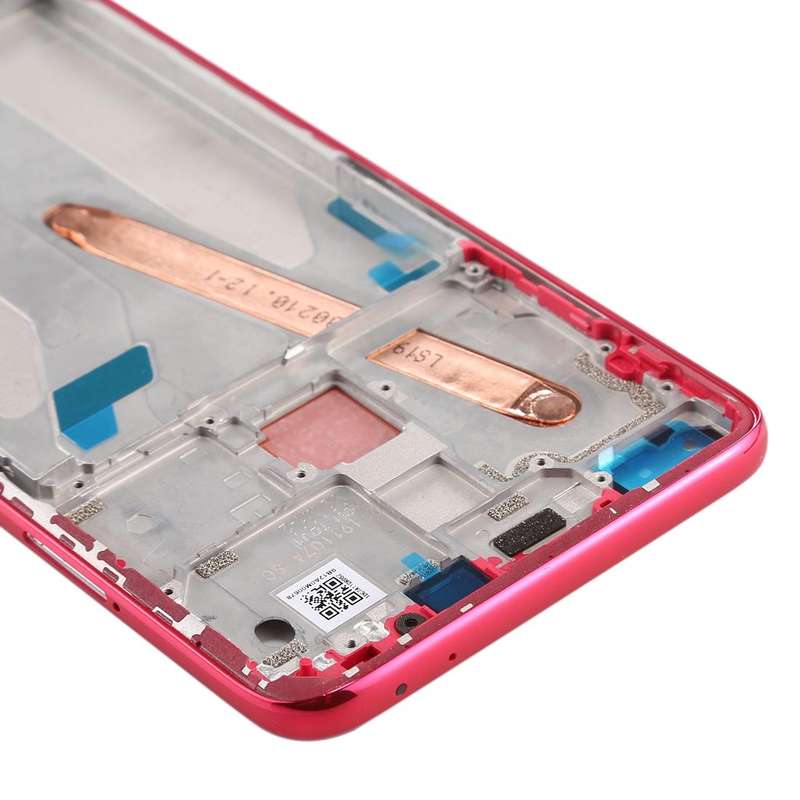 Front Housing LCD Frame Bezel Plate for Xiaomi Redmi K30 5G (Red)