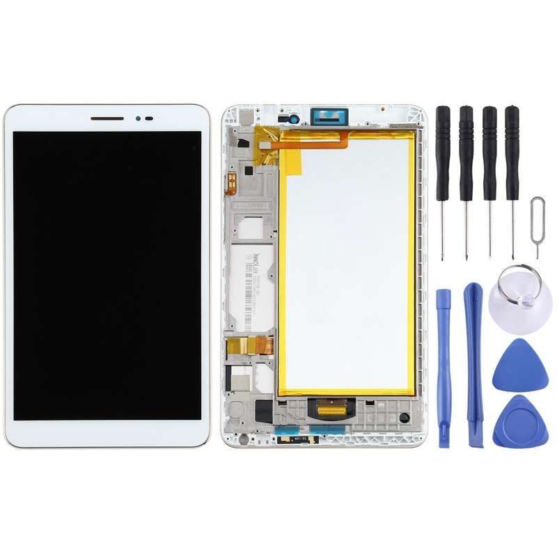 OEM LCD Screen for Huawei MediaPad T2 8.0 Pro JDN-W09 Digitizer Full Assembly with Frame(White)