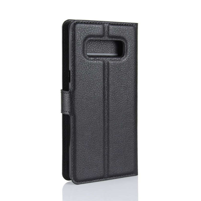 For Galaxy Note 8 Litchi Texture Horizontal Flip Leather Case with Holder & Card Slots & Wallet(B...
