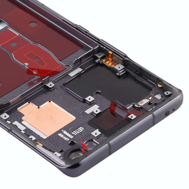 Original Middle Frame Bezel Plate for Huawei Honor 30 Pro(Black)