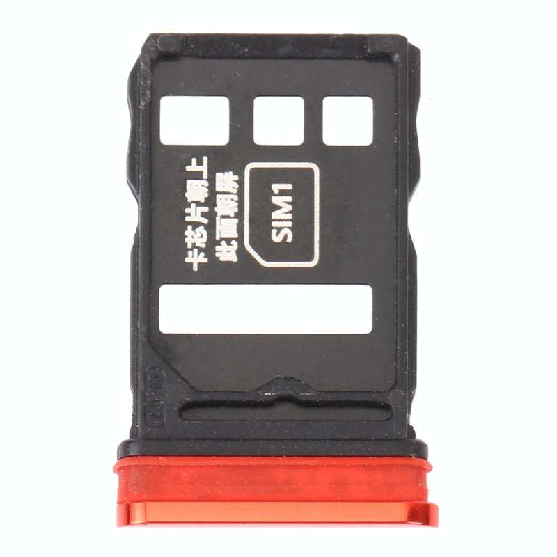 SIM Card Tray + SIM Card Tray for Huawei Nova 6 (Red)