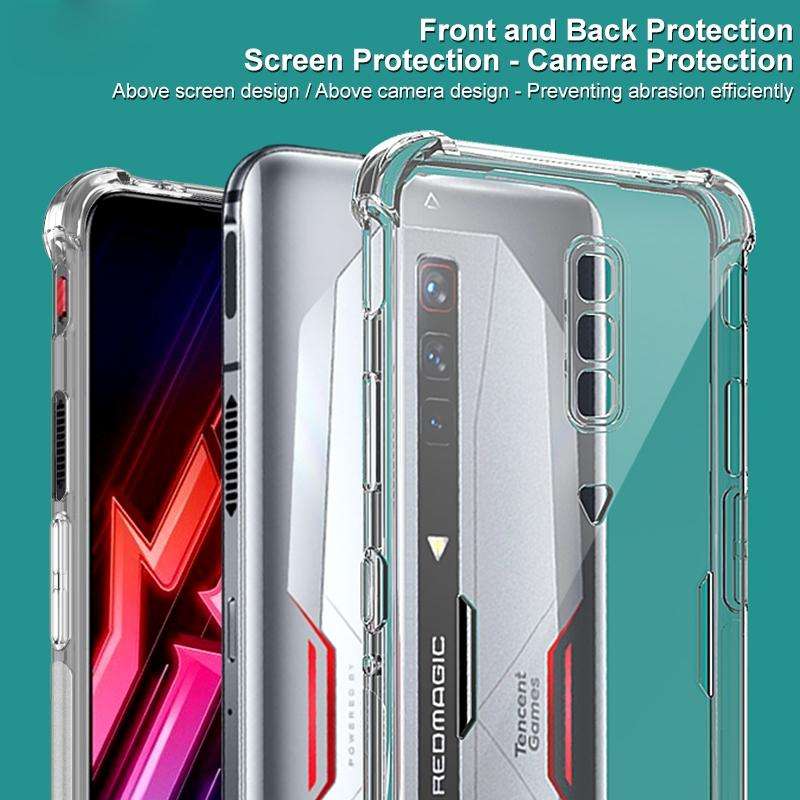 For Nubia Red Magic 6 / 6 Pro IMAK All-inclusive Shockproof Airbag TPU Case with Screen Protector...