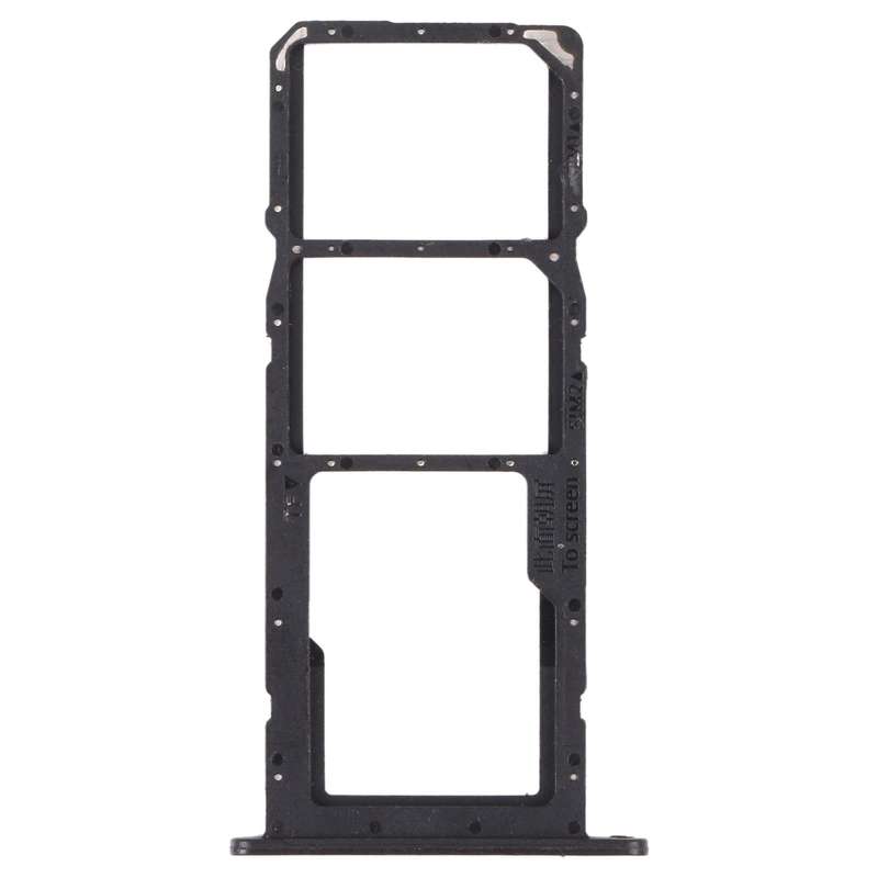 SIM Card Tray + SIM Card Tray + Micro SD Card Tray for Huawei Enjoy 20 SE 4G(Black)