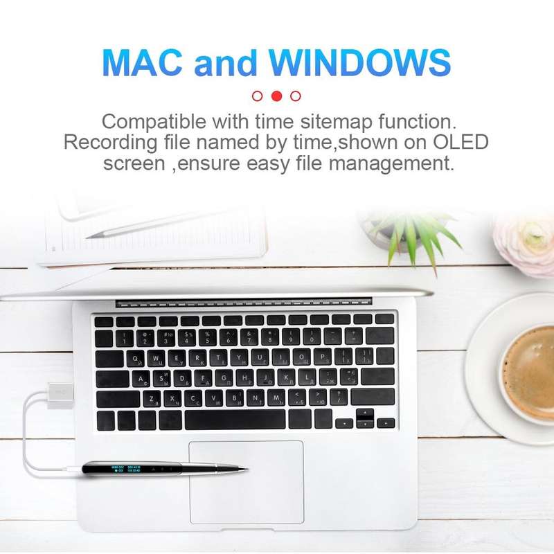 Q9 AI Intelligent High-definition Noise Reduction Conference Recording Pen Voice Control Recorder...