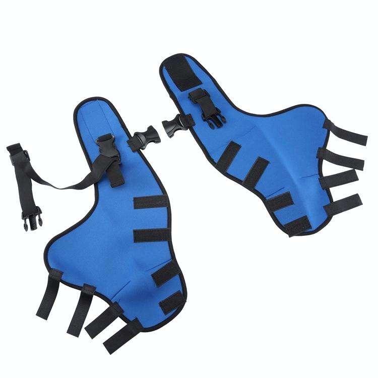 Pet Dog Leg Knee Guard Surgery Injury Protective Cover, Size: L(Blue)
