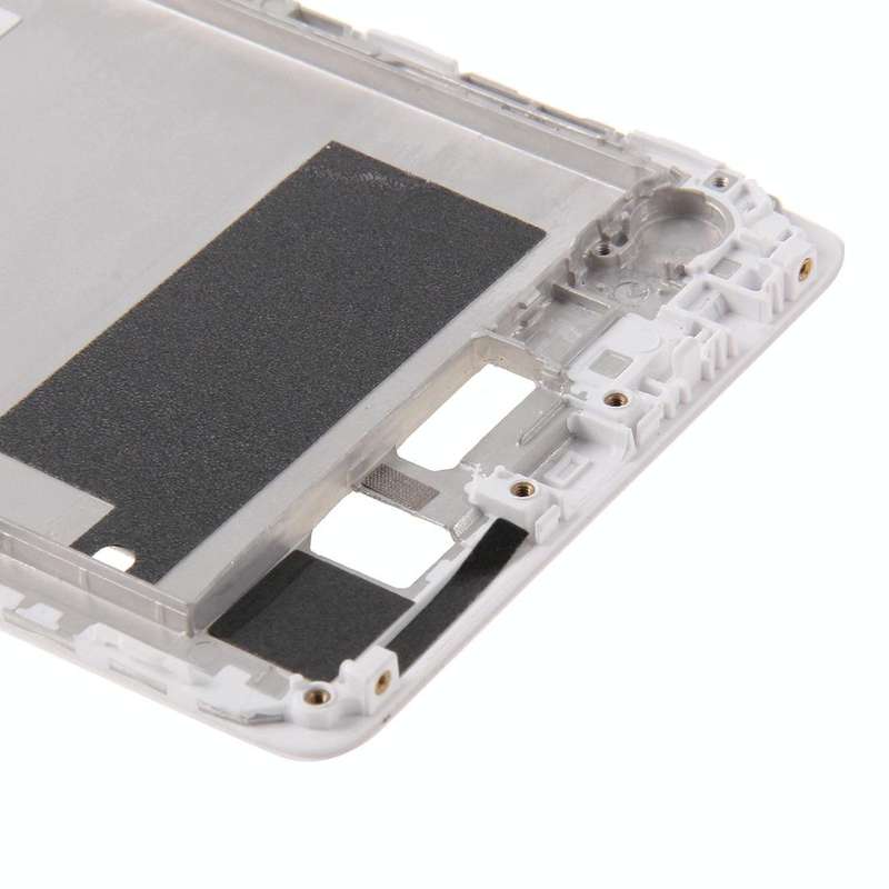 For Huawei Mate 8 Front Housing LCD Frame Bezel Plate(White)