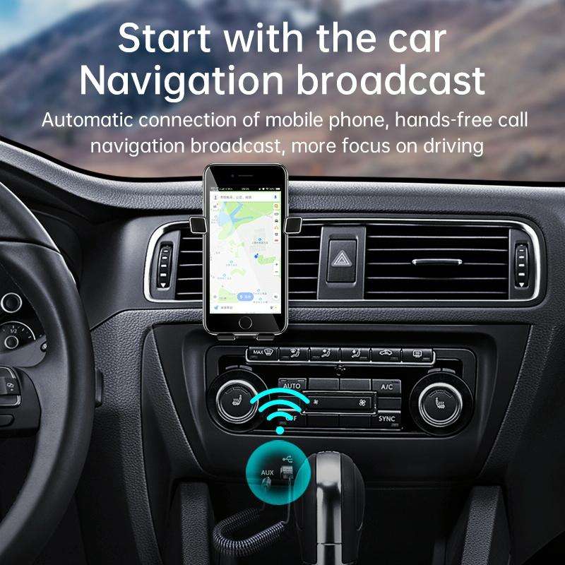 C11 Car Bluetooth Receiver USB to 3.5mm Jack Audio Music Handsfree Adapter for Car Speaker