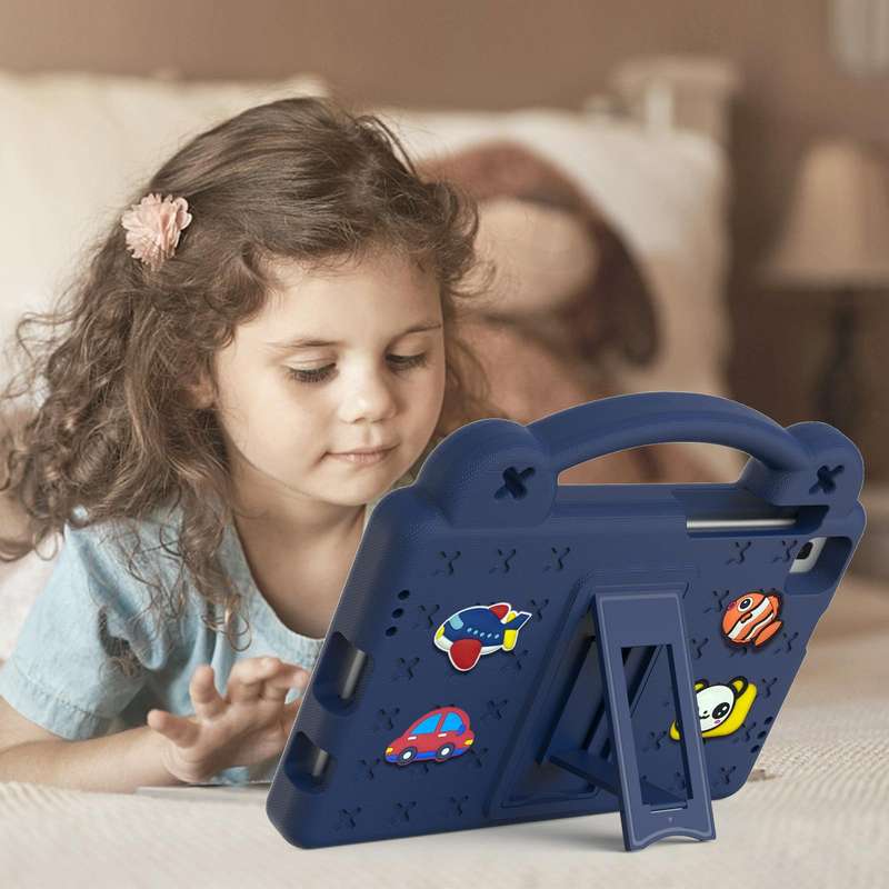 For Samsung Galaxy Tab A 8.0 2019 T290 / T295 Handle Kickstand Children EVA Shockproof Tablet Cas...
