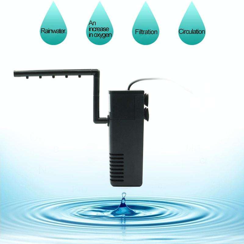 HX-188F 8W 600L/H Multi-function Submersible Aquarium Water Pump Circulation Pump Fish Tank Inter...