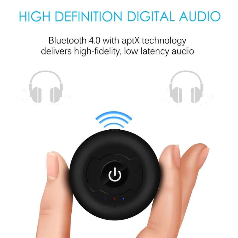 H366T Portable Multi-point Bluetooth 4.0 Audio Transmitter for iPhone, Samsung, HTC, Sony, Google...