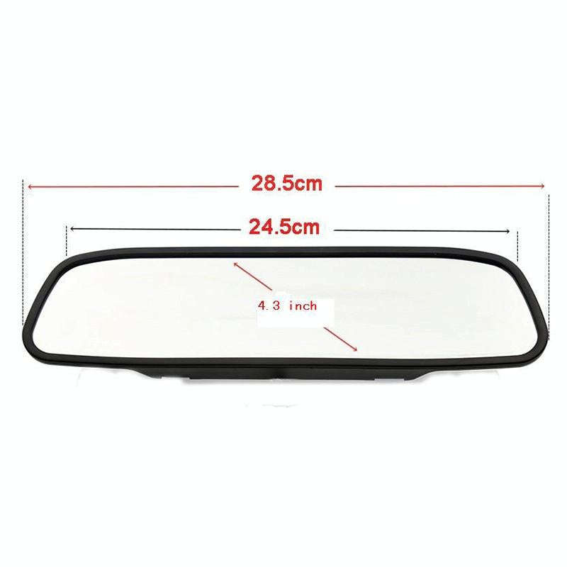 PZ-705 4.3 inch TFT LCD Car Rear View Mirror Monitor for Car Rearview Parking Video Systems