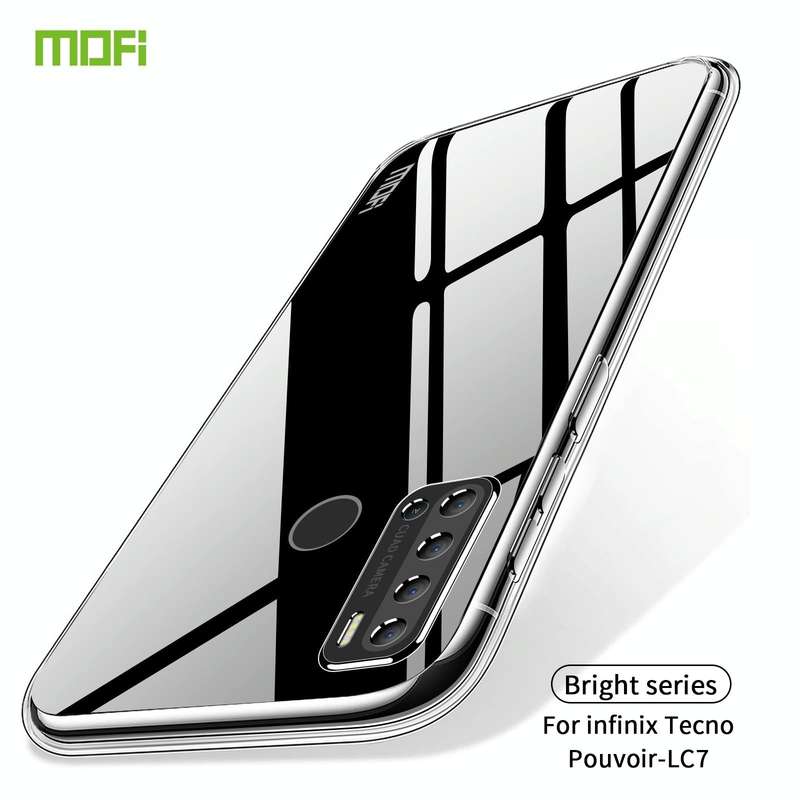 For Tecno Pouvoir Lc7 MOFI Ming Series Ultra-thin TPU Phone Case(Transparent)
