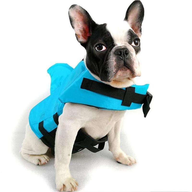 Summer Pet Life Jacket Dog Safety Clothes Dogs Swimwear Pets Safety Swimming Suit, Size:S(Blue)