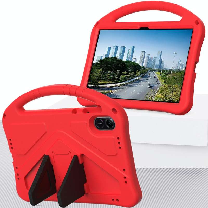 For Honor Pad X9 EVA Shockproof Tablet Case with Holder(Red)