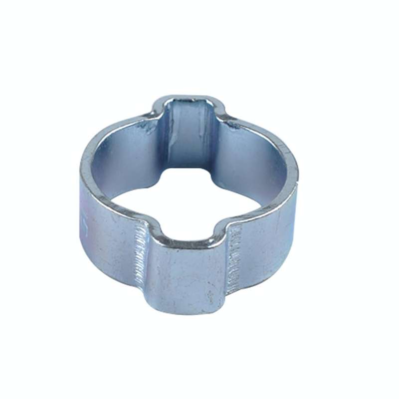 40 PCS Adjustable Double Ear Zinc Plated Steel Hydraulic Hose Clamps O-Clips Pipe Fuel Air, Insid...