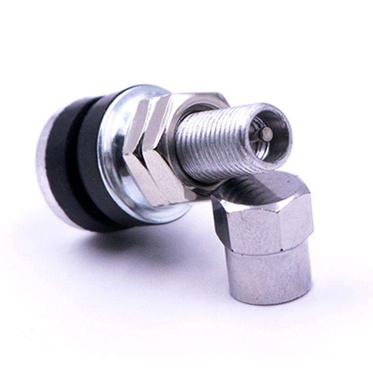 20 PCS Motorcycle Tubeless Tire Valve Stainless Steel Straight Mouth(TR161)