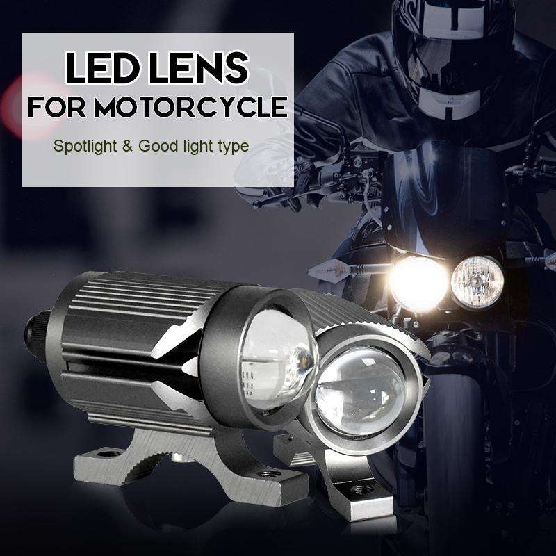 2 PCS L29 12V / 15W / 6000K / 2000LM Motorcycle / Car IP65 Waterproof External LED Small Steel Ca...