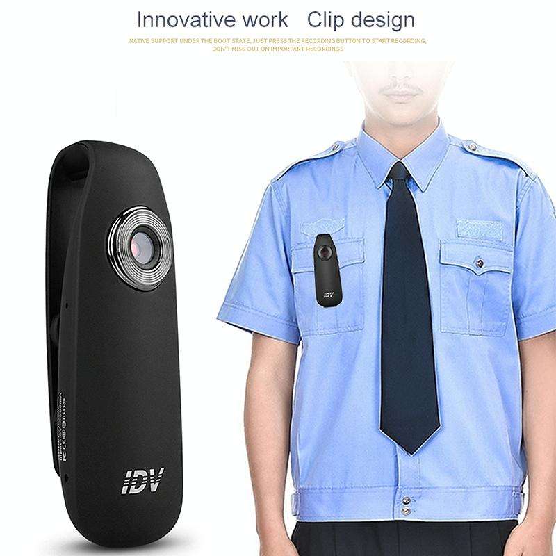 IDV 007 HD 1080P Clip Design Law Enforcement Recorder Portable Mini Monitoring Recorder, Support ...