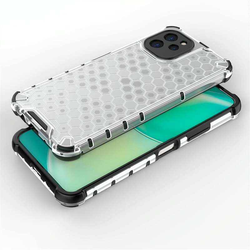 For Huawei Nova Y61 4G Honeycomb Shockproof Phone Case(Black)