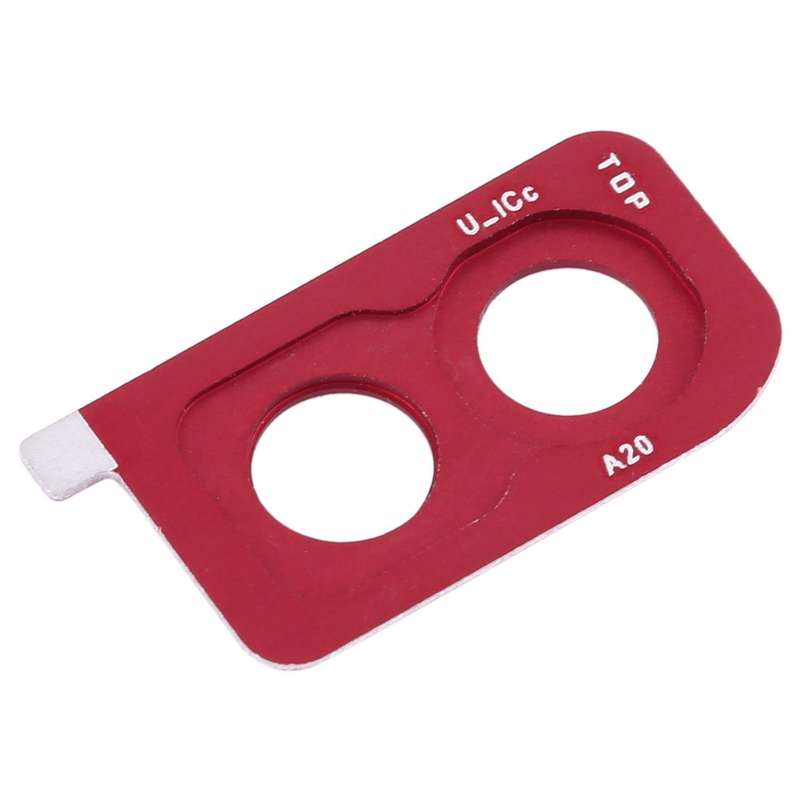 For Galaxy A20 10pcs Camera Lens Cover (Red)