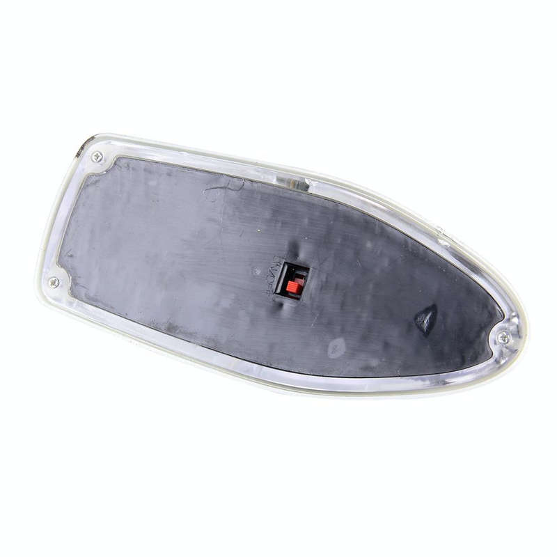 Solar Colorful Light Anti Collision Shark Fin Car Taillight LED Flash Warning Light Caution Light...