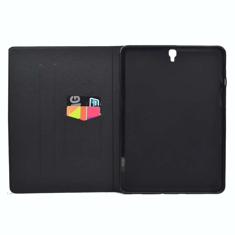 For Galaxy Tab S3 9.7 T820 TPU Horizontal Flip Leather Case with Holder & Card Slot & Sleep / Wak...