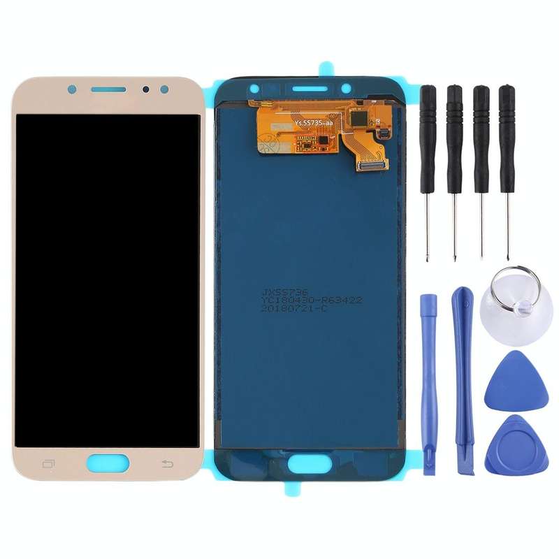 TFT LCD Screen for Galaxy J7 (2017), J730F/DS, J730FM/DS With Digitizer Full Assembly (Gold)