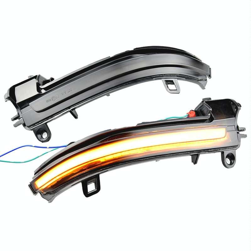 1 Pair For BMW 3 Series F20 Car Dynamic LED Turn Signal Light Rearview Mirror Flasher Water Blink...