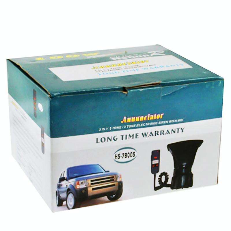 5 Tone Electronic Siren with Microphone