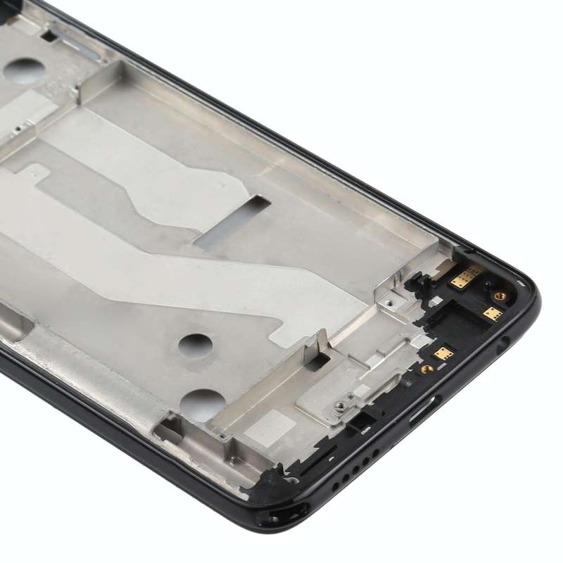 Front Housing LCD Frame Bezel Plate for Motorola Moto G Stylus XT2043 XT2043-4 (Black)
