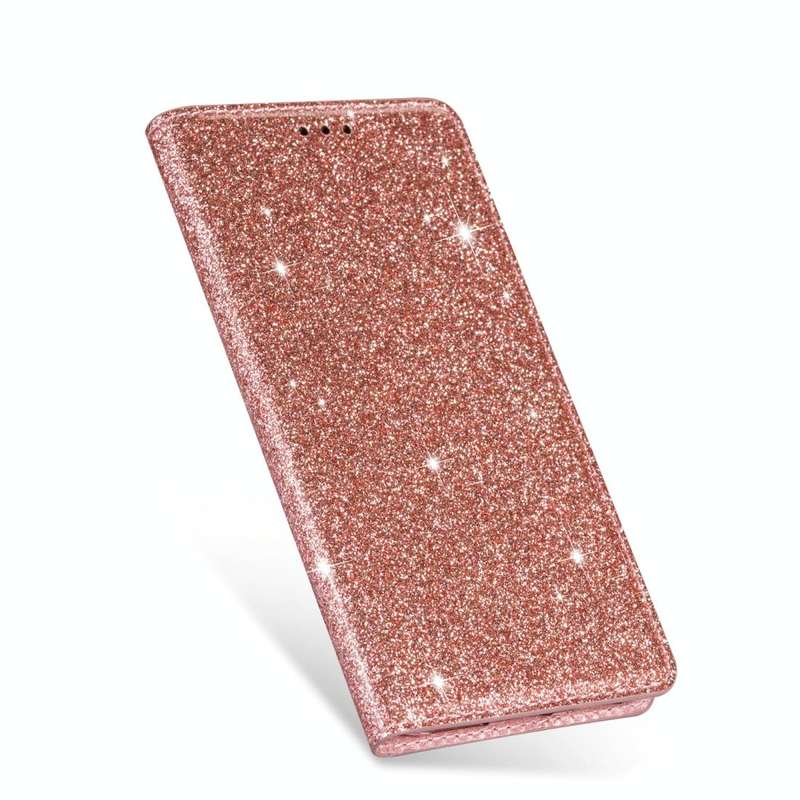 For Samsung Galaxy J4+ Ultrathin Glitter Magnetic Horizontal Flip Leather Case with Holder & Card...