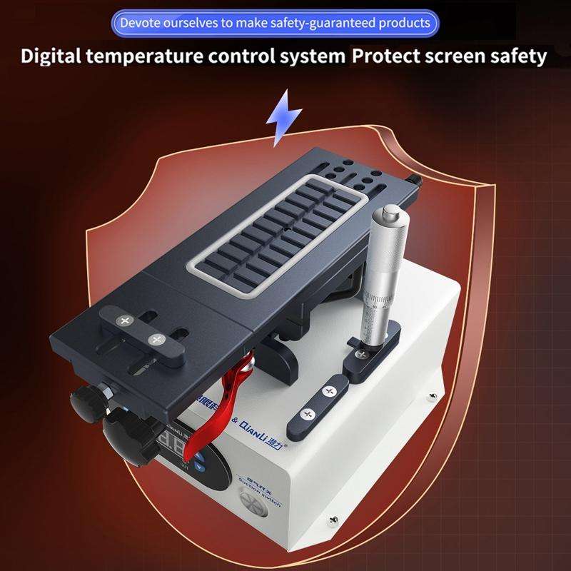 QianLi 3 in 1 Multifunctional 7 inch LCD Screen Separator Machine, Plug:US